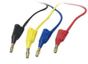 Stackable Plug leads 4mm