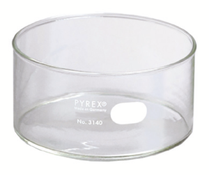 Basins: Basins, Glass, Crystallising Pyrex Flat Bottom, Unspouted