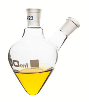 Eisco Rany - Pear Shaped Semi-micro Flasks  Quickfit