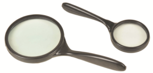 Magnifier plastic frame with handel plastic